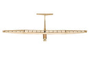 Viloga RC Glider Griffin Sailplane, 1.6M Laser Cut Balsa Wood Model Airplane Kit to Build, Unassembled Flying Model Plane for Adults (KIT+Motor+ESC+Servos+Covering)