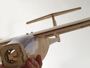 Viloga RC Glider Griffin Sailplane, 1.6M Laser Cut Balsa Wood Model Airplane Kit to Build, Unassembled Flying Model Plane for Adults (KIT+Motor+ESC+Servos+Covering)