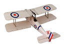 Micro Balsa Wood Model Airplane SE5A Biplane, 14.8'' Wingspan Laser Cut Unassembled Model Airplanes Kits to Build for Adults, DIY Mini RC Plane for Indoor Fly (KIT+Motor+ESC+Servos)