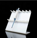 Pipettor Stand, Useful Pipette Rack for Lab, Stable Holding up 6 Pipettors (Doesn't Include pipettors)