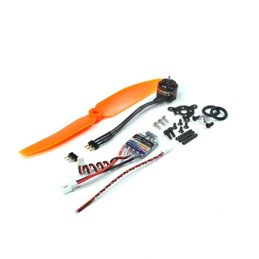 1S 3.7V Micro Brushless Motor MC1106-3800KV with ESC Power Combo Used for Fixed Wing Micro Indoor Airplane F3P Model Airplane