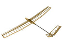 VilogaRC RC Plane Kit Uzi Glider Plane, 1.4M Laser Cutting Balsa Wood Sailplane Kit to Build, DIY Electric RC Glider Airplane for Outdoor Fly (KIT+Motor+ESC+Servos+Covering)