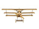 3D Wooden Puzzles DIY Fokker DR1 Triplane Model Aircraft Kit, Laser Cut Balsa Wood Model Airplane Kits to Build for Adults, WW1 Wooden Models Airplane Jigsaw Puzzles for Home Decoration Birthday Gift