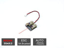 2.4G 4CH/5CH/6CH/7CH Mini Receiver Support DSM2/ DSMX Protocol Built-in Brushed /Brushless ESC Regulator (RX244)