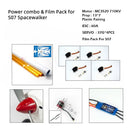 RC Brushless Motor MC3520 Brushless Outrunner Motor 710KV with 60A ESC Power Combo and Film Pack Used for S07 Spacewalker