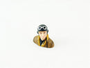 Viloga RC Plane Pilot Figure 1/9 1/6 1/5 Scale Toy Model, Realistic WWII Pilot Figure Character Playing for Fixed Wing Balsa Wood Airplane Kits