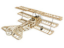 Viloga RC Plane Fokker Dr.1 Triplane Model Kit, Laser Cut Balsa Wood Airplane Kits to Build for Adults, DIY Electric Model Aircarft for Hobby Fly (KIT+Motor+ESC+Servo+Film)