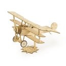 VilogaRC 3D Wooden Airplane DIY Fokker-Dr1 Model Plane Kit, Laser Cut Balsa Model Airplane Kits to Build for Adults, WW1 Wood Aircraft Model Kit for Men Festival Birthday Gift