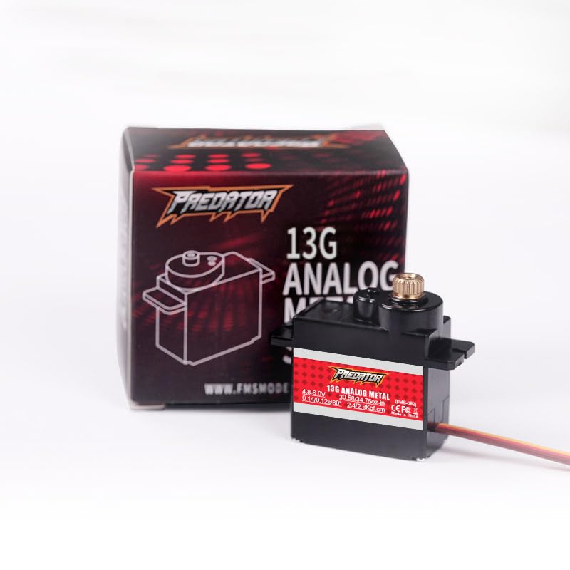 1PCS Predator Servo 13g 23g Full Metal Gear Digital / Analog Servo 300mm Cable for RC Airplane Car Helicopter Replacement Spare Parts