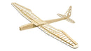 Balsa Wood Model Airplane Sunbird Sailplane, 1.6M Laser Cutting Unassembeld Model Plane Kits to Build, DIY Flying RC Glider Plane for Adults (KIT+Motor+ESC+Servo+Covering)