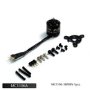 1S 3.7V Micro Brushless Motor MC1106-3800KV for Fixed Wing Micro Indoor Airplane F3P Model Airplane (MC1106A)