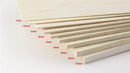 Balsa Wood Bundle AAA+ Balsa Wood Plate for RC Airplane Boat Bridge Hobby Craft Model Making, DIY Pieces 500mm long 100mm width and Thickness 1.0/1.5/2.0/3.0/4.0/5.0/6.0/8.0/10.0mm