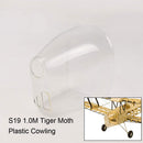 Plastic Cowling/ Canopy/ Cabin PVC for RC Plane Balsa Wood Airplane Model Mini Tiger Moth