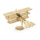 VilogaRC 3D Wooden Airplane DIY Fokker-Dr1 Model Plane Kit, Laser Cut Balsa Model Airplane Kits to Build for Adults, WW1 Wood Aircraft Model Kit for Men Festival Birthday Gift