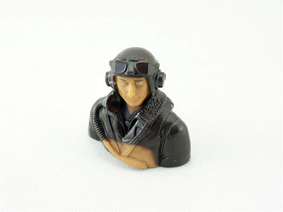 Viloga RC Airplane Accessories 1/9 1/6 1/5 Scale Pilot Figures Toy Model, Realistic WWII Character Playing Spare Parts for Fixed Wing Balsa Wood Plane Kits