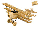 3D Wooden Jigsaw Puzzle Airplane Model Fokker DR1 Craft Kits, Laser-Cut Balsa Wood Plane Kits to Build for Home Decor, Perfect Self Assembly Model Aircraft Construction Set for Teens Adults