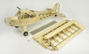 Viloga Upgrade Balsa Wood Model Airplane Piper Cub J3 Fly Aircraft, 47'' Wingspan Laser Cut Wooden Model Plane Kit to Build for Adults (KIT Only)