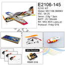 Upgrade 3D EPP Plane SAKURA Aerobatic Flying Airplane, 420mm Wingspan Foam RC Plane Kit to Build for Adults