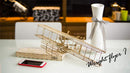3D Wooden Puzzles for Adults, DIY Wright Brothers Flyer Model Aircraft, Laser Cut Balsa Wood Airplane Kits to Builds, Perfect Hobby Models Plane Gift for Adult Teens