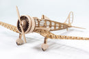 3D Wooden Puzzles Airplane 1:31 KA-14 Fighter, Laser-Cut Balsa Wood Airplane Kits to Build for Adults, Perfect Static Model Airplane Puzzles for Men Christmas Gift