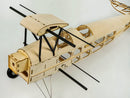 Balsa Wood Model Airplane Kits Mini Tiger Moth, 39'' Laser Cutting Model Aircraft Unassembled, DIY Flying RC Aeroplanes Kit for Adults to Build (KIT+ Motor+ ESC+ Servo+ Covering)