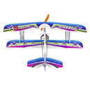Mini RC Plane Kit PP Foam Airplane, 450mm Wingspan Pitts 3D Aerobatic Biplane Model Kit to Build for Adults Indoor & Park Flyer