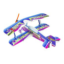 Mini RC Plane Kit PP Foam Airplane, 450mm Wingspan Pitts 3D Aerobatic Biplane Model Kit to Build for Adults Indoor & Park Flyer