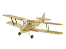 Balsa Wood Model Airplane Kits Mini Tiger Moth, 39'' Laser Cutting Model Aircraft Unassembled, DIY Flying RC Aeroplanes Kit for Adults to Build (KIT+ Motor+ ESC+ Servo+ Covering)