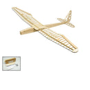 Viloga Laser Cutting Balsawood Glider Kit Sunbird Sailplane, 1.6M Wingspan Glider Airplane Model Aircraft, DIY Electric Glider Unassembled (KIT Only Without Power System or Radio Control)