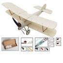 Viloga Mini Balsa Wood Model Airplane Kit, 14.8'' Sopwith Pup Biplane Model Aircraft to Build, DIY RC Plane Kit for Adults Indoor Fly (KIT+Motor+ESC+Servo, Not Including TX&RX and Battery)