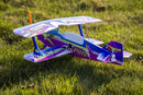 Mini RC Plane Kit PP Foam Airplane, 450mm Wingspan Pitts 3D Aerobatic Biplane Model Kit to Build for Adults Indoor & Park Flyer