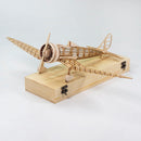 3D Wooden Puzzles Airplane 1:31 KA-14 Fighter, Laser-Cut Balsa Wood Airplane Kits to Build for Adults, Perfect Static Model Airplane Puzzles for Men Christmas Gift