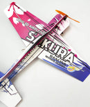 Upgrade 3D EPP Plane SAKURA Aerobatic Flying Airplane, 420mm Wingspan Foam RC Plane Kit to Build for Adults (KIT+Motor+ESC+Servo+Battery, PP SAKURA, Not Including Radio Contro)