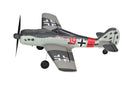 VilogaRC 2.4Ghz 4CH Remote Control Airplane RTF for Beginners, 402MM TOPRC FW-190 Mini Scaled Warbird Airplane, One Key Aerobatic and One Key U-Turn with Gyro Stabilization System, for Adults (P47)
