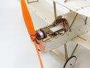 Micro Balsa Wood Model Airplane SE5A Biplane, 14.8'' Wingspan Laser Cut Unassembled Model Airplanes Kits to Build for Adults, DIY Mini RC Plane for Indoor Fly (KIT+Motor+ESC+Servos)