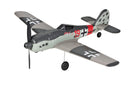 VilogaRC 2.4Ghz 4CH Remote Control Airplane RTF for Beginners, 402MM TOPRC FW-190 Mini Scaled Warbird Airplane, One Key Aerobatic and One Key U-Turn with Gyro Stabilization System, for Adults (P47)