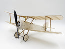 Viloga Mini Balsa Wood Model Airplane Kit, 14.8'' Sopwith Pup Biplane Model Aircraft to Build, DIY RC Plane Kit for Adults Indoor Fly (KIT+Motor+ESC+Servo, Not Including TX&RX and Battery)