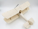 Viloga Mini Balsa Wood Model Airplane Kit, 14.8'' Sopwith Pup Biplane Model Aircraft to Build, DIY RC Plane Kit for Adults Indoor Fly (KIT+Motor+ESC+Servo, Not Including TX&RX and Battery)