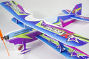 Mini RC Plane Kit PP Foam Airplane, 450mm Wingspan Pitts 3D Aerobatic Biplane Model Kit to Build for Adults Indoor & Park Flyer