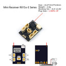 2.4G 4CH/5CH/6CH/7CH Mini Receiver RX15X-E series Built-in 2S 7A Brushless ESC Regulator With 1.00pin Plug for Micro RC Plane
