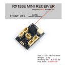 2.4G 4CH/5CH/6CH/7CH Mini Receiver RX15X-E series Built-in 2S 7A Brushless ESC Regulator With 1.00pin Plug for Micro RC Plane