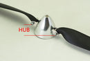RC Plane Folding Propeller 6"/7"/ 8"/9"/10"/11"/12"/13"/14"/15"  with CNC Aluminum Alloy Spinner for for Glider Plane