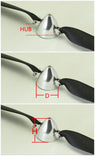 RC Plane Folding Propeller 6"/7"/ 8"/9"/10"/11"/12"/13"/14"/15"  with CNC Aluminum Alloy Spinner for for Glider Plane