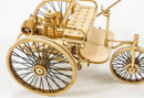Model Car Kits 3D Wooden Puzzles Laser Cut Vehicle Model Kit to Build- The First Car in the World for Men Teens Hobbies DIY