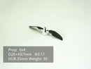 RC Plane Folding Propeller 6"/7"/ 8"/9"/10"/11"/12"/13"/14"/15"  with CNC Aluminum Alloy Spinner for for Glider Plane