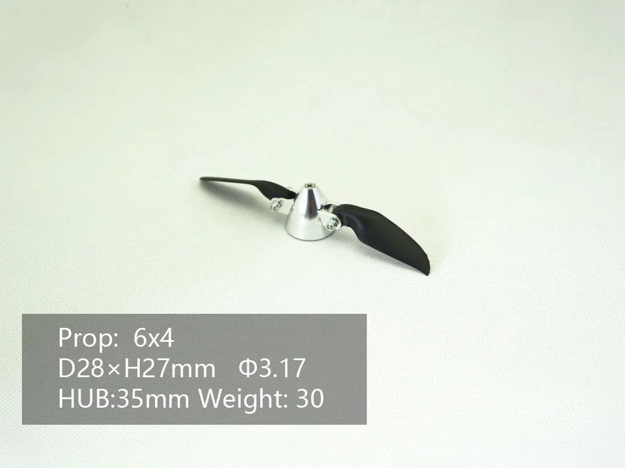RC Plane Folding Propeller 6"/7"/ 8"/9"/10"/11"/12"/13"/14"/15"  with CNC Aluminum Alloy Spinner for for Glider Plane
