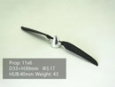 RC Plane Folding Propeller 6"/7"/ 8"/9"/10"/11"/12"/13"/14"/15"  with CNC Aluminum Alloy Spinner for for Glider Plane