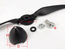 RC Folding Propeller Shaft Diameter 3.0/3.17/4.0/5.0mm with Nylon Plastic Spinner for RC Plane RC Spare Parts