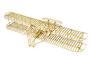 3D Wooden Puzzles Airplanes DIY Wright Brothers Flyer Laser Cut Balsa Wood Model Aircraft  Plane Gift for Adults Teens