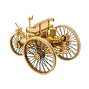 Model Car Kits 3D Wooden Puzzles Laser Cut Vehicle Model Kit to Build- The First Car in the World for Men Teens Hobbies DIY